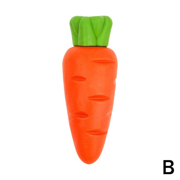 Stor Suddgummi 3D Modellering Frukt Suddgummi Barn Söta Ar Carrot 1pc