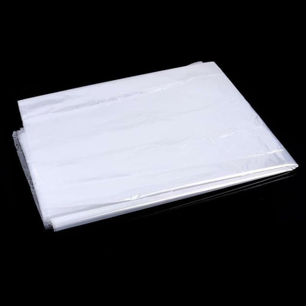 50st Klarplast Polyeten Cover Kemtvätt Klänning Cl whiteC 60*110cm