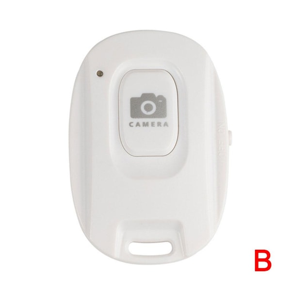 Bluetooth Selfiekamera Fjärrkontroll Fjärrutlösare Fjärrkontroll white 1pcs