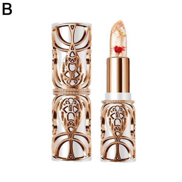 Jelly Flower Lipstick Clear Temperature Color Changing Lip Gloss 02 3.8g