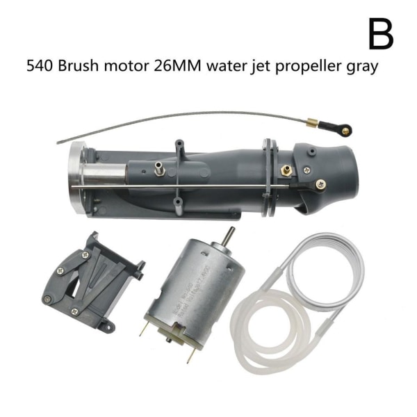 Vattenpropeller jetpump med 540 borstlös motor för RC Boat DIY Thruster+Brushed Motor one