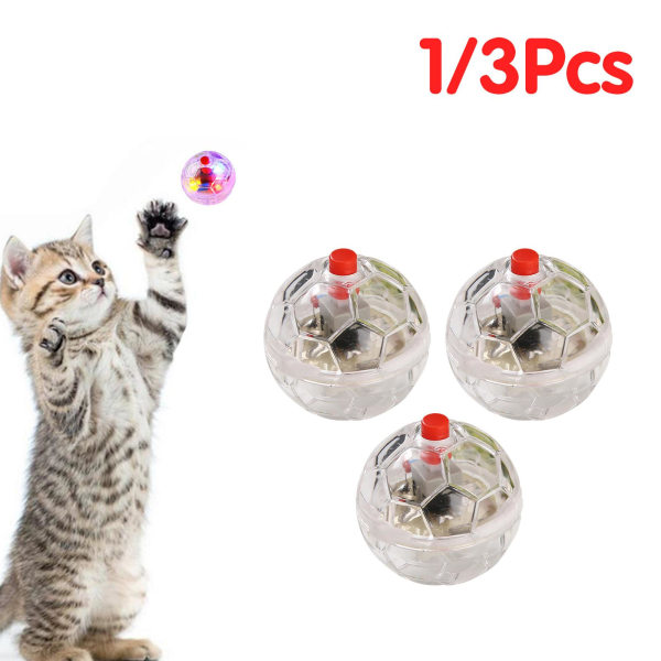 3x Hunting Motion Light Up Balls Blixt Paranormal utrustning Husdjur 3pcs One-size