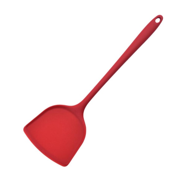 Högtemperaturbeständig silicagel matlagningsspatel Non-stick red 1pcs