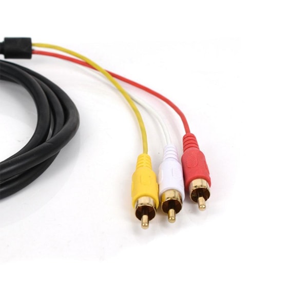 HDMI-hane till 3RCA AV-komposit hane M/M-adapterkabel