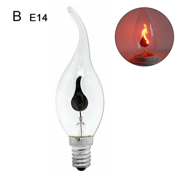 FLICKER FLAME E14/E27 Ljuslampa JULKLAMP *1 whiteB E14 Cusp