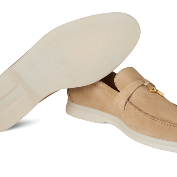 LORO PIANA Sommar Charms Walk Mockasiner Enstaka Skor Skin 42