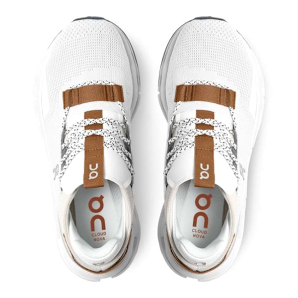 ON CLOUD 5 Herr Dam Bekväma Allround Slitstarka Halkfria Dämpande Lätta Ventilerande Dämpande Lågskor Sneakers Casual Löparskor Pearl White 42