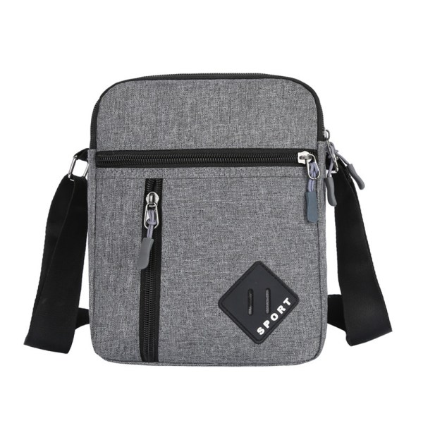 Crossbody axelväskor för män Messenger Bag Pack Slingväska för researbete Gray