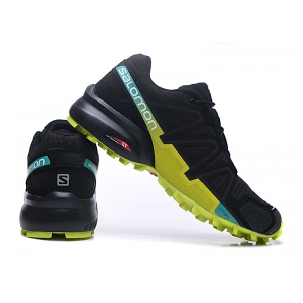 SALOMON Herr Speedcross 4 Löparskor Sneakers Vandringsskor Black Fluorescent Yellow 47