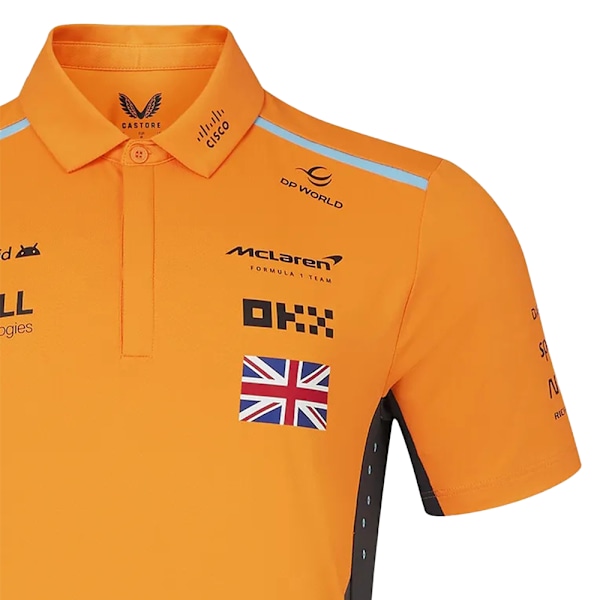 Herr Red Bull Racing Kortärmad \"4\" Poloshirt 2024, Gul 2XL