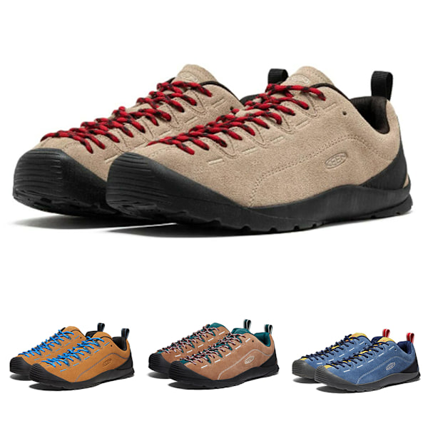 Keen Jasper Herr Suede Sneakers Utomhus Löparskor Träningsskor Vandringsskor Off White 44