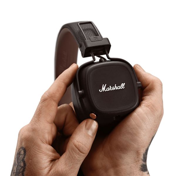 Langattomat Bluetooth-kuulokkeet, vahva basso, kokoontaitettavat Brown