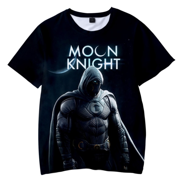 Barn Pojkar Kortärmad T-shirt Moonlight Knight Toppar Kostym B 150cm