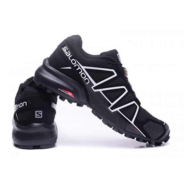 SALOMON Herr Speedcross 4 Löparskor Sneakers Vandringsskor Black White 44