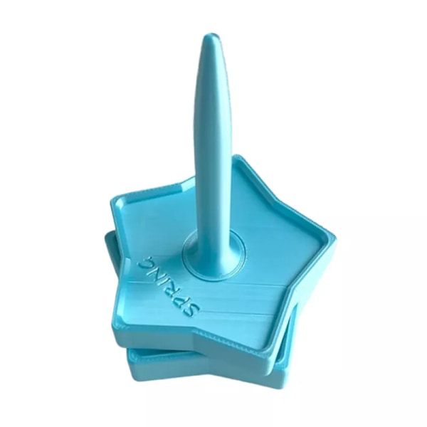 Kiiltävä-Design Lankakehrääjät Pidikkeet Lankapidike Virkkaukseen & Neulomiseen DIY Sky Blue