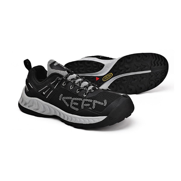 Keen NXIS EVO Vattentät Sko Herr Löparskor Träningsskor Vandringsskor Black Grey 43