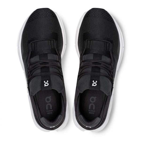 ON CLOUD 5 Herr Dam Bekväma Allround Slitstarka Halkfria Dämpande Lätta Ventilerande Dämpande Lågskor Sneakers Casual Löparskor Black White 43