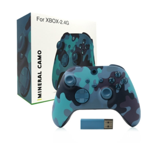 Xbox Series Trådlös Spelkontroll med 2.4G-mottagare som stöder Xbox One/Xbox Series Ocean Blue