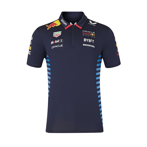 Herrarnas Red Bull Racing Kortärmad Poloshirt 2024, Marinblå XL
