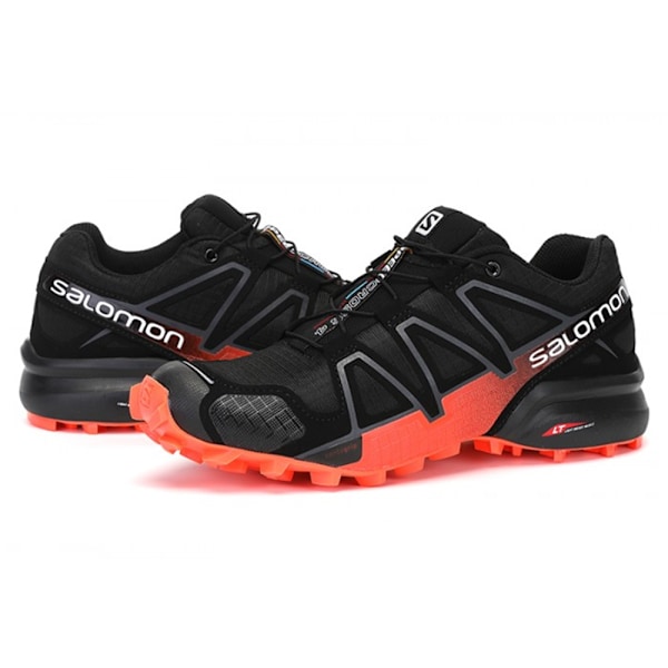 SALOMON Herr Speedcross 4 Löparskor Sneakers Vandringsskor Black Orange 47