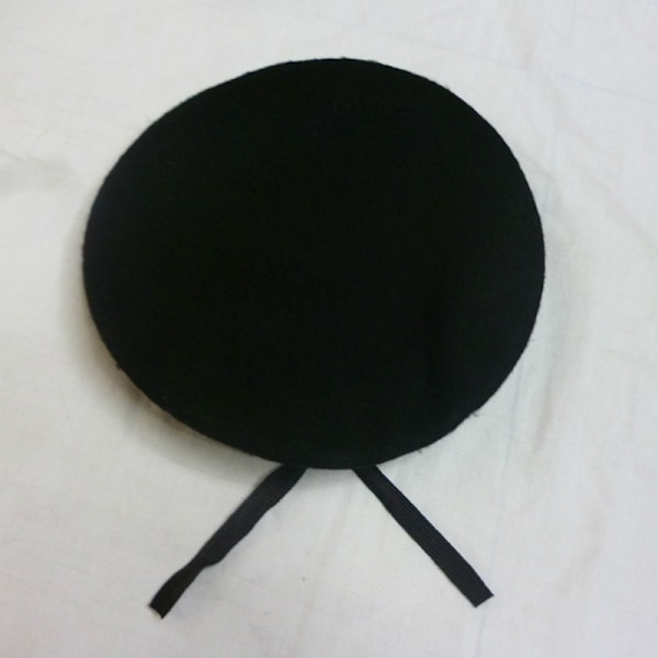 Män Dam Ylle Basker Hatt Elastisk justerbar cap Black - Wool