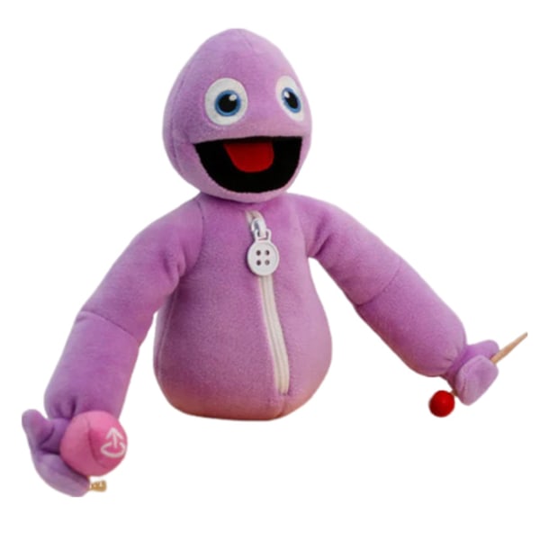 Yeeps Gjemsel Plush Doll Collection Interaktive Leker, Myk Utstoppet Dyr Putefigur Dukke Jule Bursdagsgaver til Voksne Barn Purple