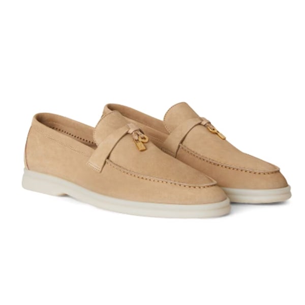 LORO PIANA Sommar Charms Walk Mockasiner Enstaka Skor Skin 41