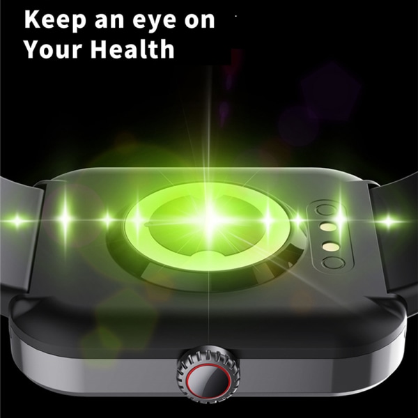 Unisex Smartwatch Heart Rate Blodsockermätare Smart Watch för Android iOS Pink