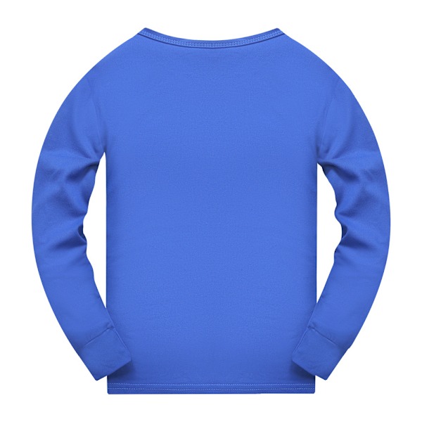 Barn Roblox Spel Långärmad Pyjamas PJ Set Långärmad T-shirt Byxor Set Sovkläder Nattkläder Dark Blue 130cm