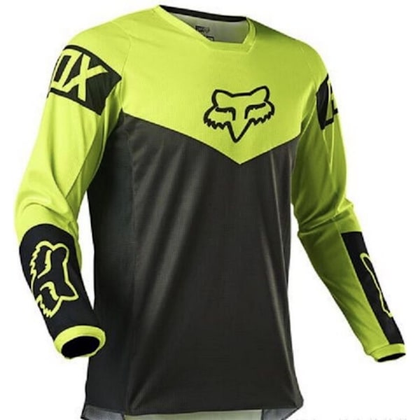 Vintage miesten pyöräilypaita maastopyörä MTB-ajopaidat pitkähihainen T-paita E 3XL