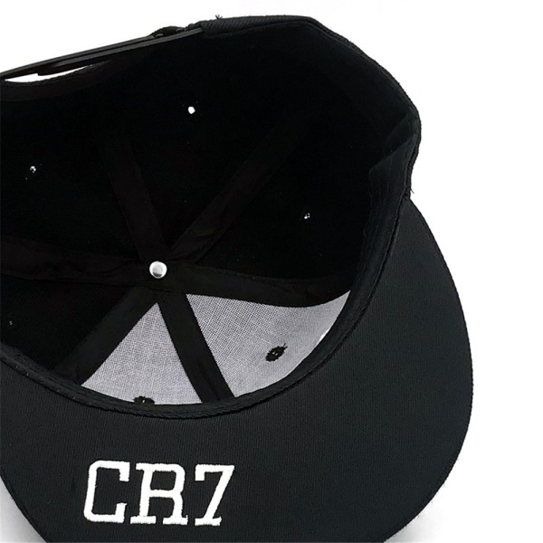 Ronaldo CR7 Cap Barn Pojkar Flickor Messi Neymar Bboy Hip-Hop Snapback-hatt Black-B