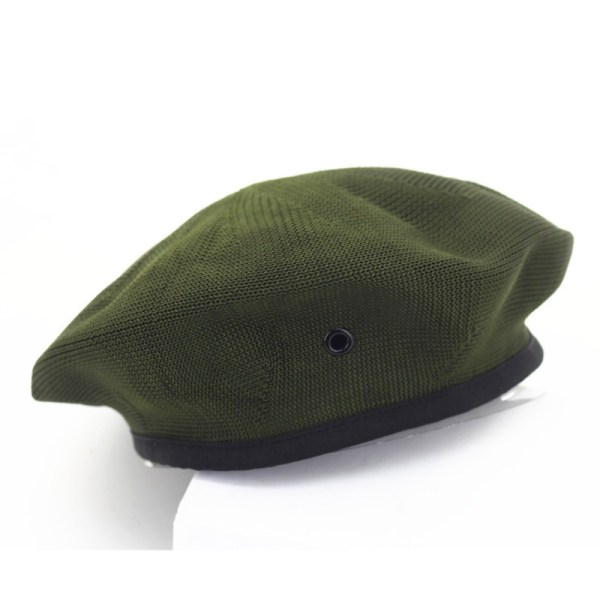 Män Dam Ylle Basker Hatt Elastisk justerbar cap Army Green - Grid