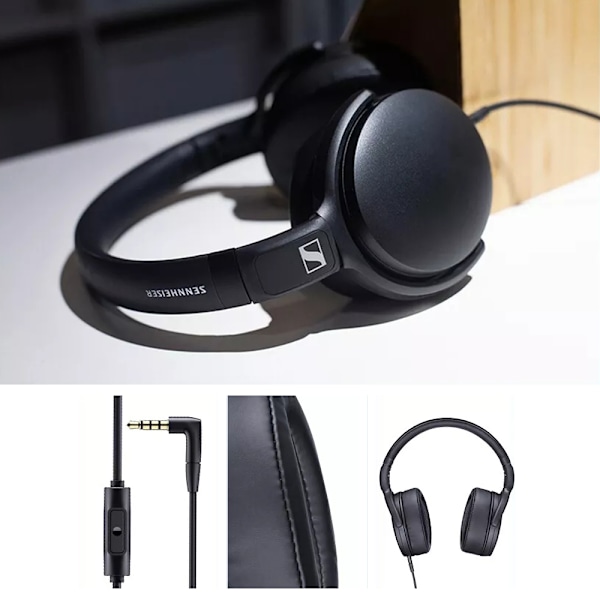 Sennheiser HD 400S Over Ear Hörlurar Trådbundna Stereo Hörlurar Brusreducerande Headset Svart