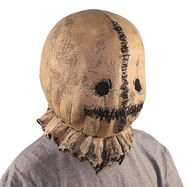 Halloween Scarecrow Mask Skrämmande Skräck Mask Maskerad Cosplay