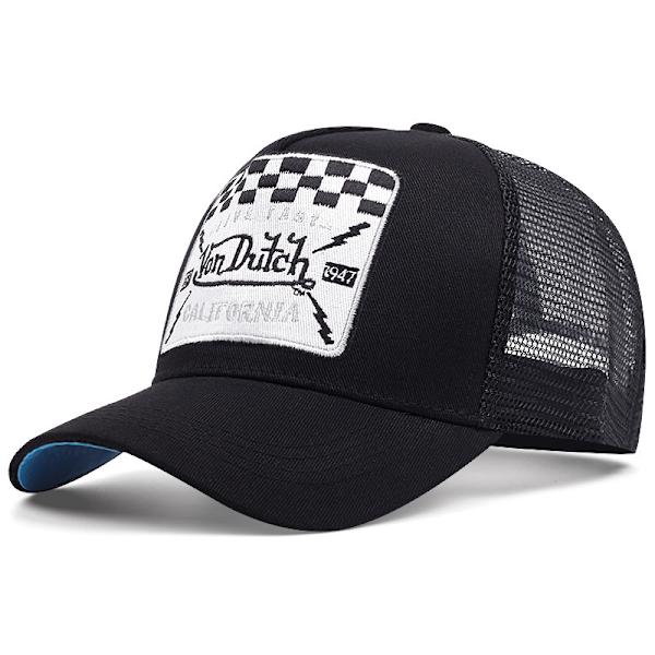 Herr & Dam Von Dutch Basebollkeps Andningsbar Broderad Mesh Trucker Solhatt A