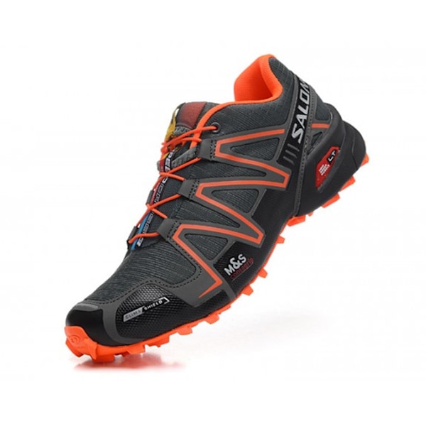 Salomon Speedcross 3 Löparskor Sneakers Vandringsskor Grey Orange 42