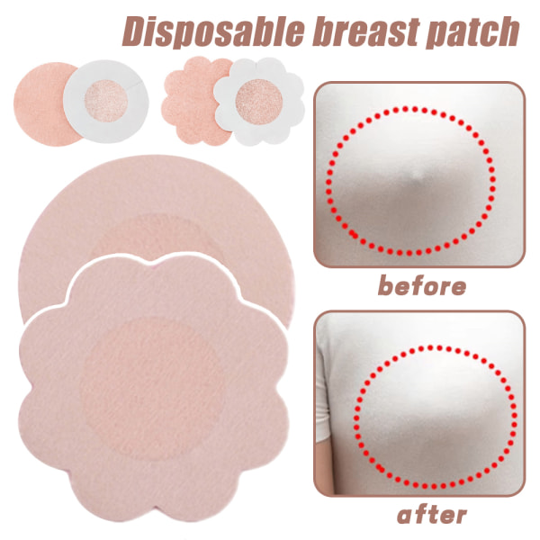 Disponibel Pasties Pads självhäftande bröstvårtor för kvinnor Round 40 Pair