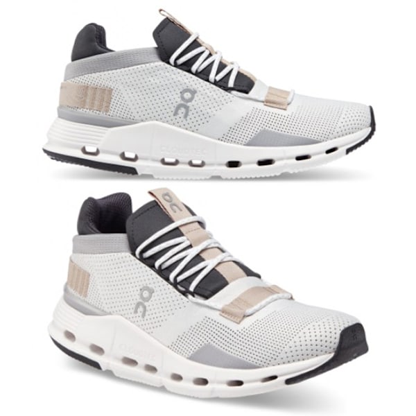 ON CLOUD 5 Herr Dam Bekväma Allround Slitstarka Halkfria Dämpande Lätta Ventilerande Dämpande Lågskor Sneakers Casual Löparskor White soft sand 40