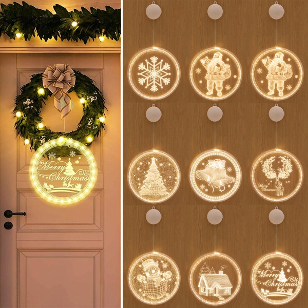 Julkrans Led String Light Garland Dekoration Ornament H