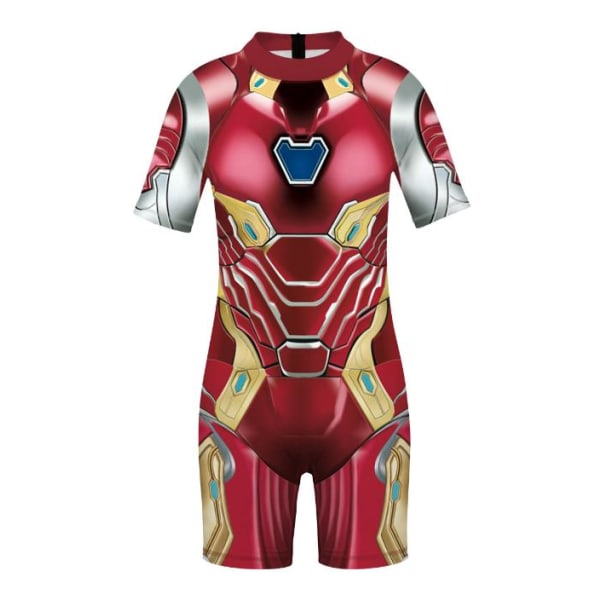 Barn Pojkar Iron Spider Spider-man Baddräkt i Ett Stycke Solsäker Baddräkt Strandkläder B S