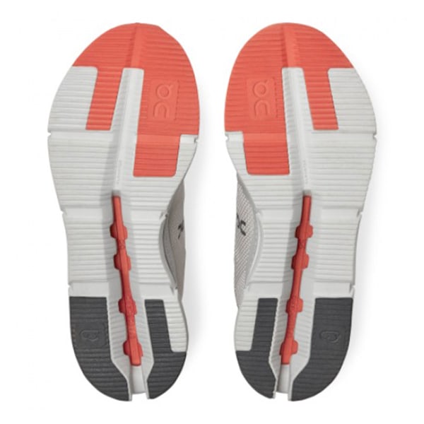 ON CLOUD 5 Herr Dam Bekväma Allround Slitstarka Halkfria Dämpande Lätta Ventilerande Dämpande Lågskor Sneakers Casual Löparskor White Orange 42