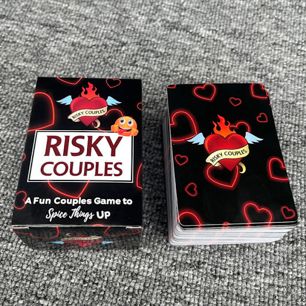 RISKY COUPLES Parspel för par Drickspel: 150 Utmaningar & Frågor till din Partner