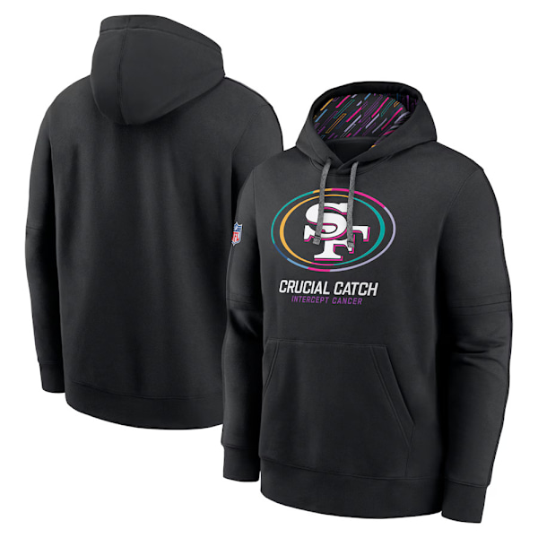 Herr Philadelphia Eagles 2024 NFL Crucial Catch Club Pullover Hoodie, Svart S