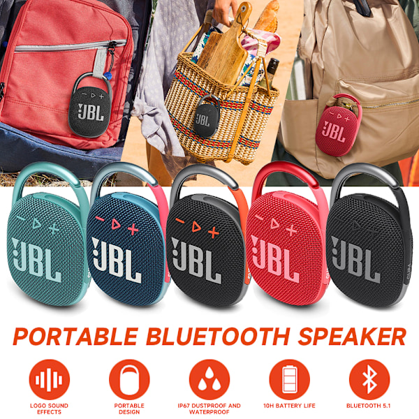 Portabel Bluetooth-högtalare IP67 VATTENTÄT Trådlös Minihögtalare Green