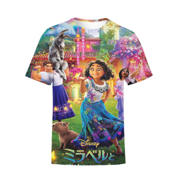 Encanto T-shirt kortärmad för flickor sommartröjor C 120cm