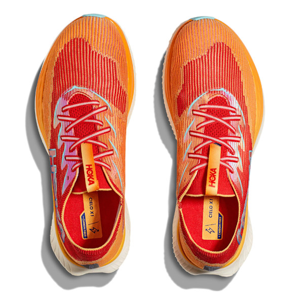 Cielo X 1 Unisex Herr Dam Skor Lågskor Löparskor Träningsskor Sneaker Red/Sun Flame 38.5