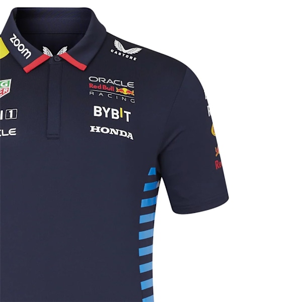 Herrarnas Red Bull Racing Kortärmad Poloshirt 2024, Marinblå 3XL