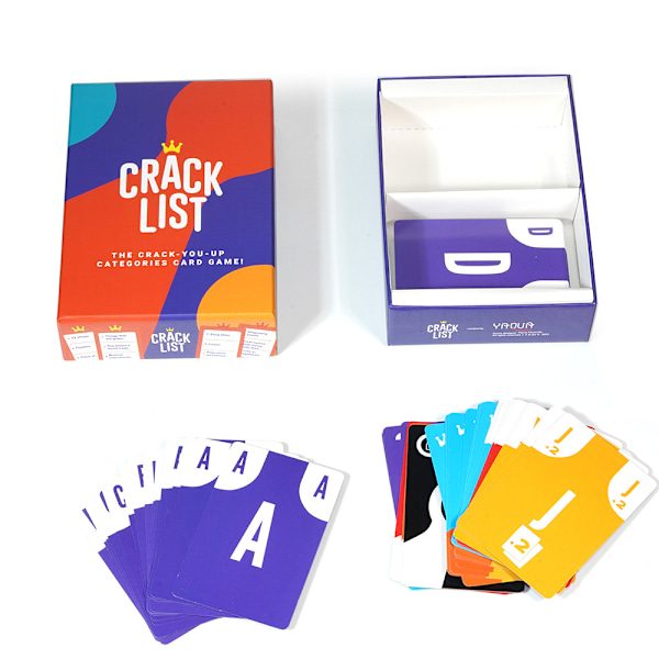 Crack List Party Jul Halloween Familj Vänner Present Brädspel Kortuppsättning Julgåvor