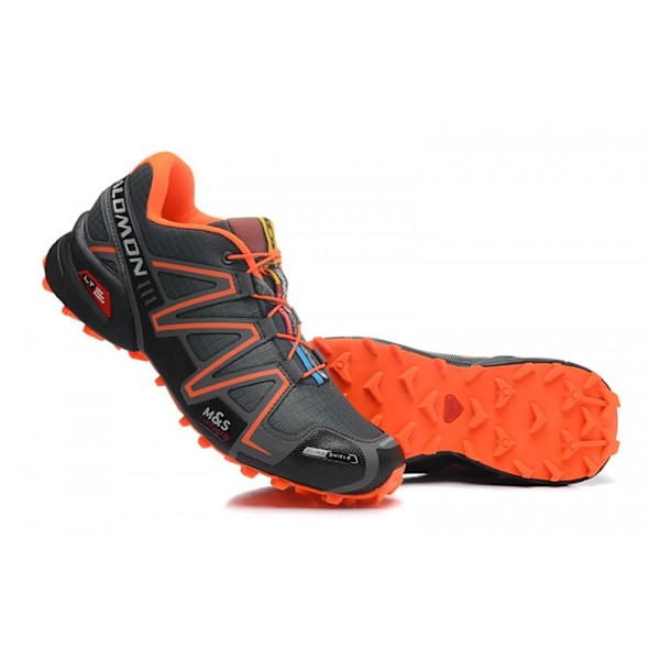 Salomon Speedcross 3 Löparskor Sneakers Vandringsskor Grey Orange 41