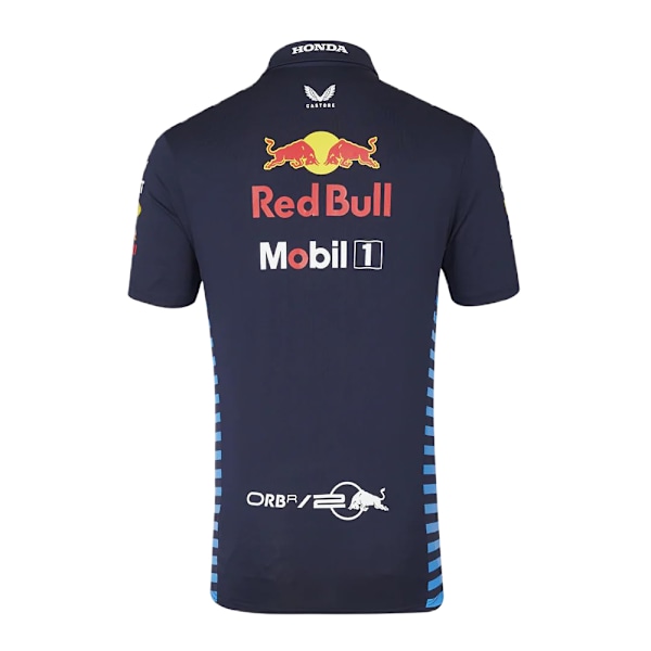Herrarnas Red Bull Racing Kortärmad Poloshirt 2024, Marinblå 2XL